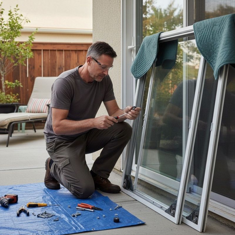 Local Sliding Door Repair pros at work